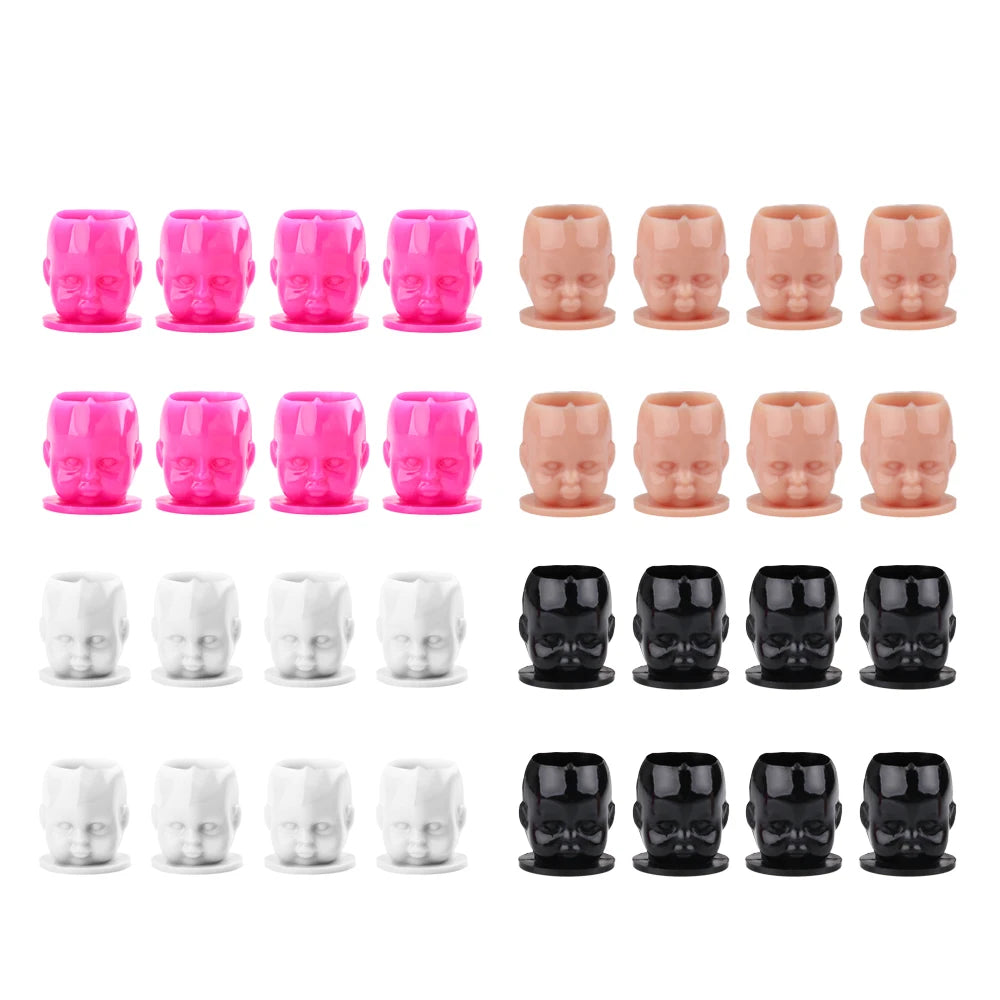 50pcs Baby Head Tattoo Ink Caps