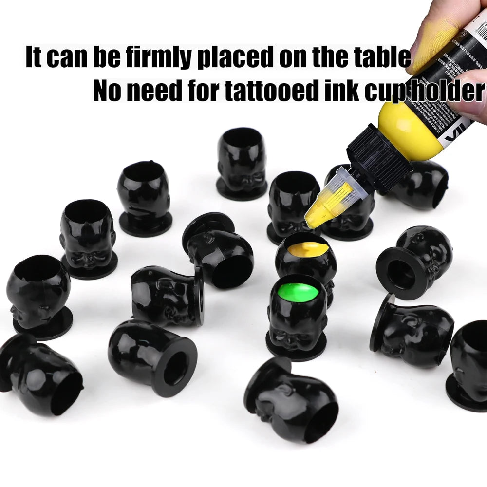 50pcs Baby Head Tattoo Ink Caps