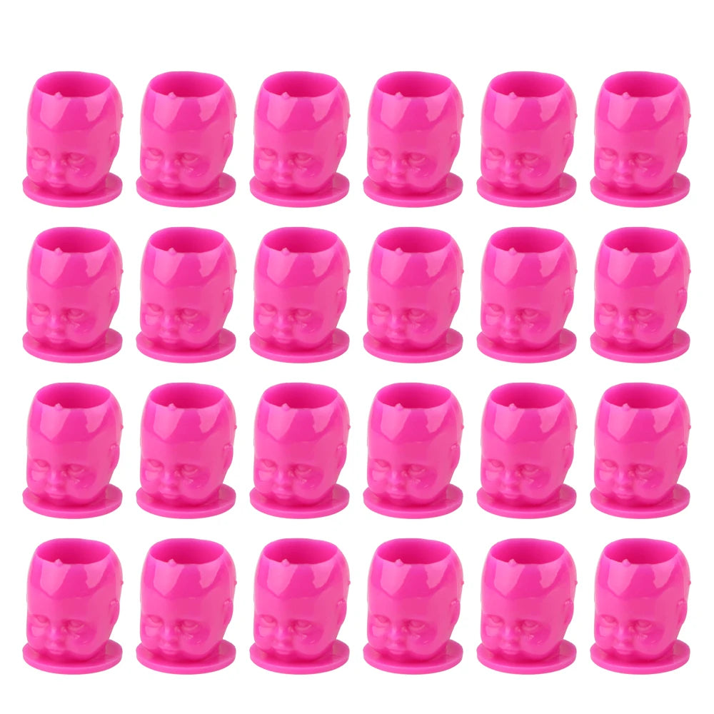 50pcs Baby Head Tattoo Ink Caps
