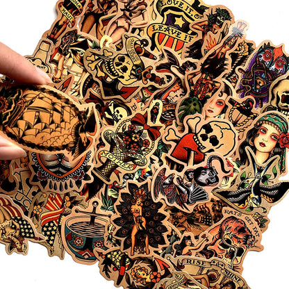 Old School Tattoo Stickers