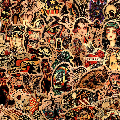 Old School Tattoo Stickers