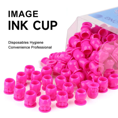 50pcs Baby Head Tattoo Ink Caps