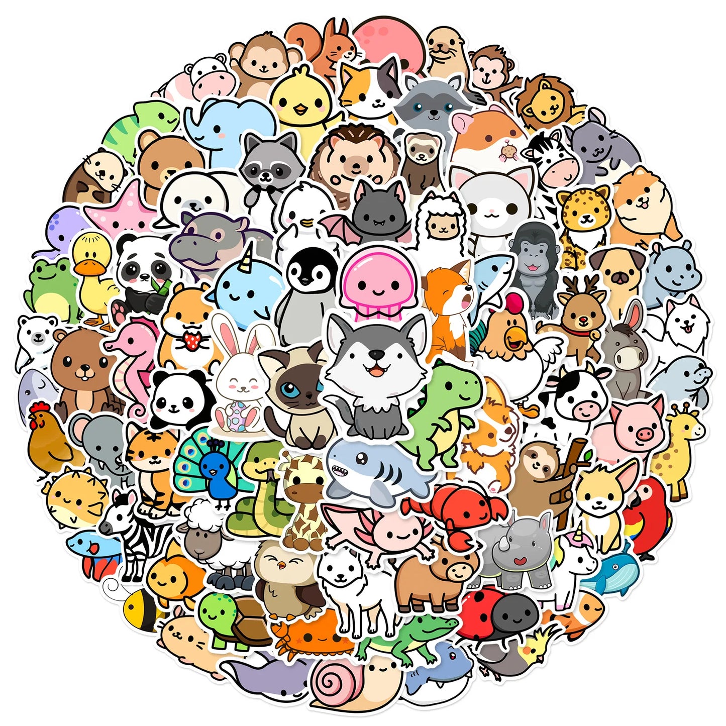 Cute Cartoon Animal Stickers