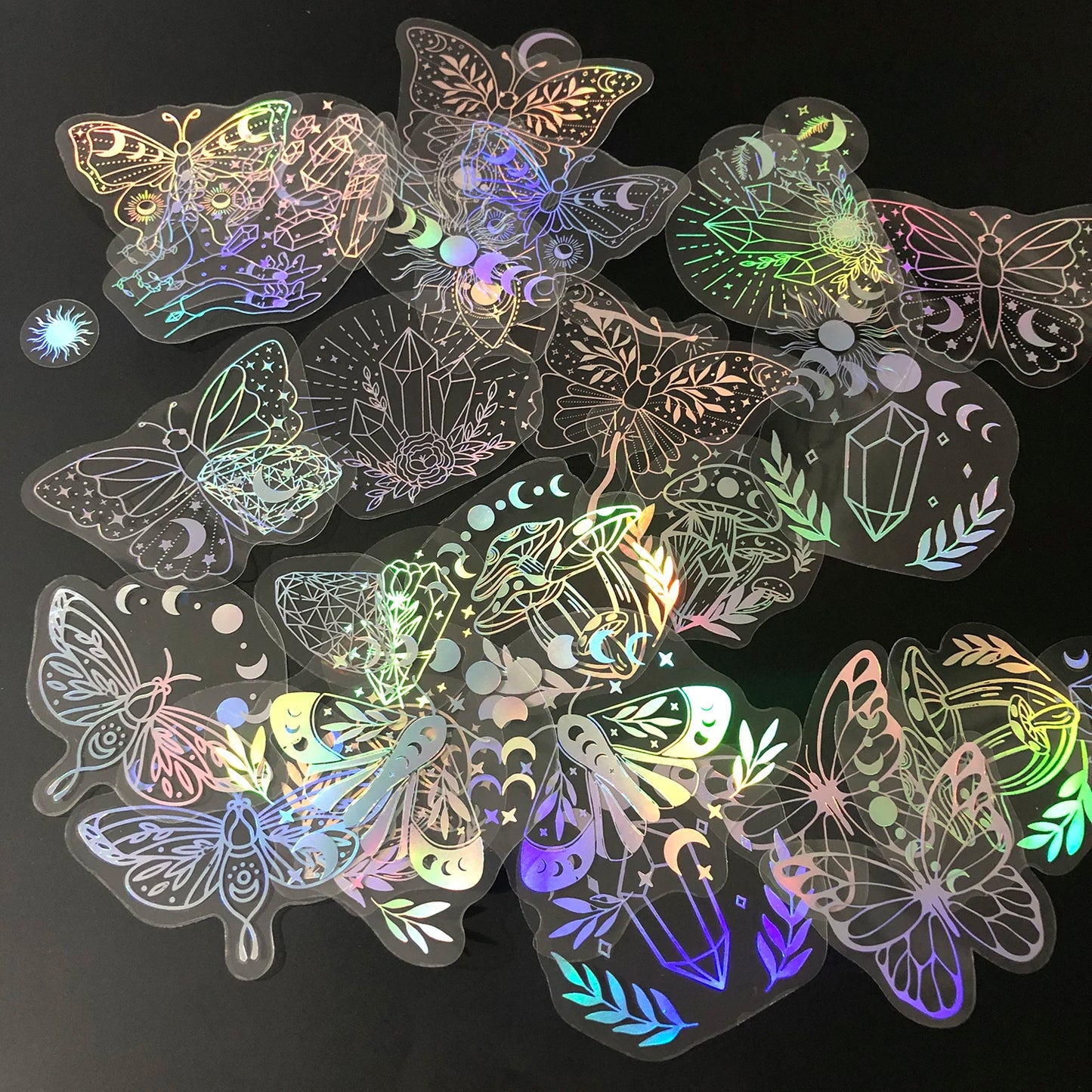 Holographic Glitter Stickers