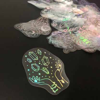 Holographic Glitter Stickers