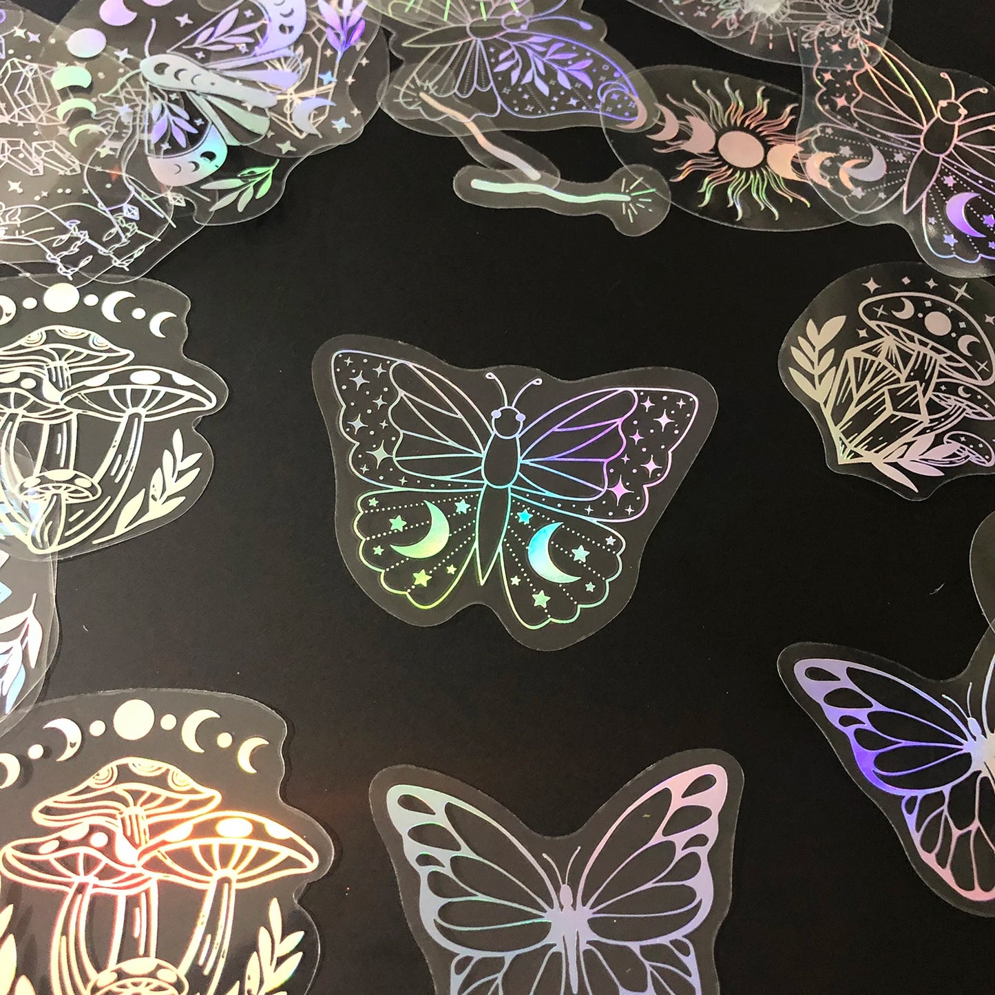 Holographic Glitter Stickers