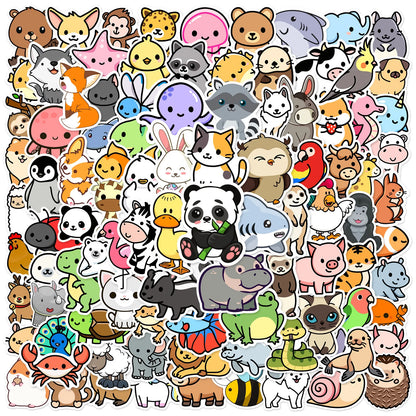 Cute Cartoon Animal Stickers