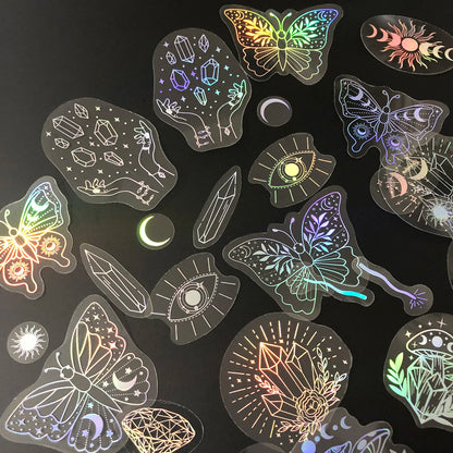 Holographic Glitter Stickers